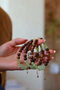 Kynam Agarwood Bracelet, Nephrite Jade