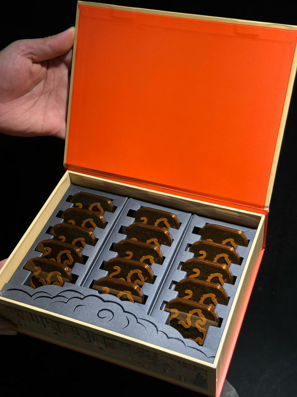 Agarwood Incense Seal Gift Box, Year of the Horse, 15 Pieces
