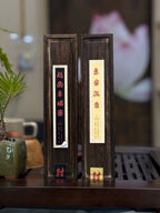 Kynam Agarwood Incense Sticks, Slide-Drawer Natural Wood Box