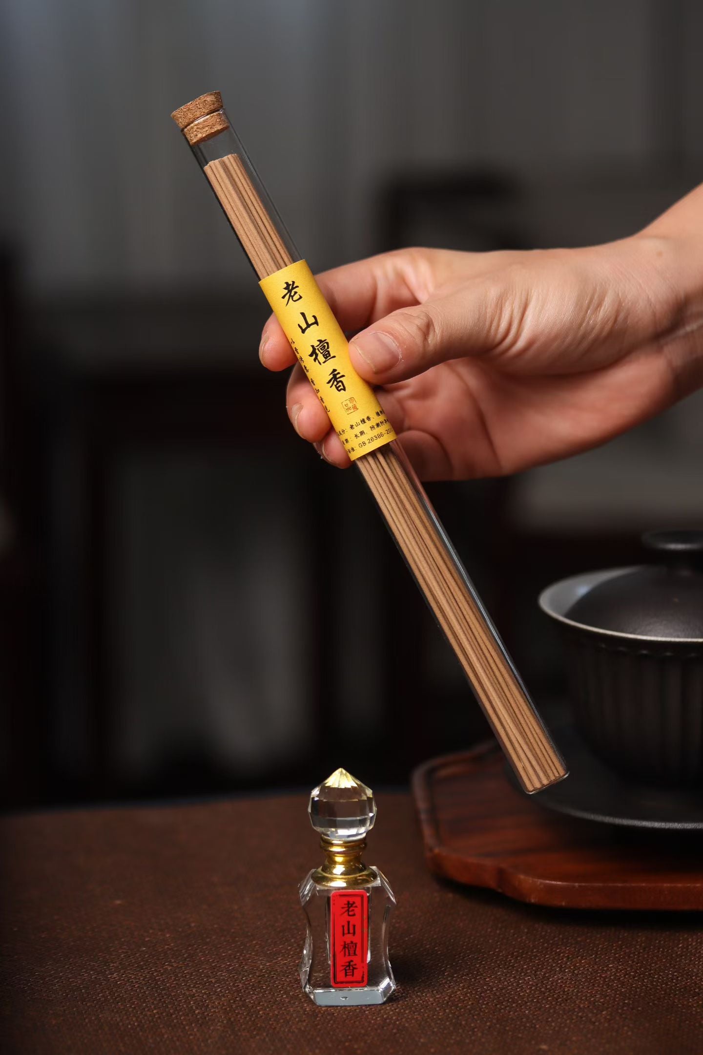 Mysore Sandalwood Gift Set, Incense Sticks & Essential Oil