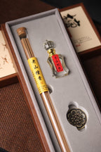 Mysore Sandalwood Gift Set, Incense Sticks & Essential Oil
