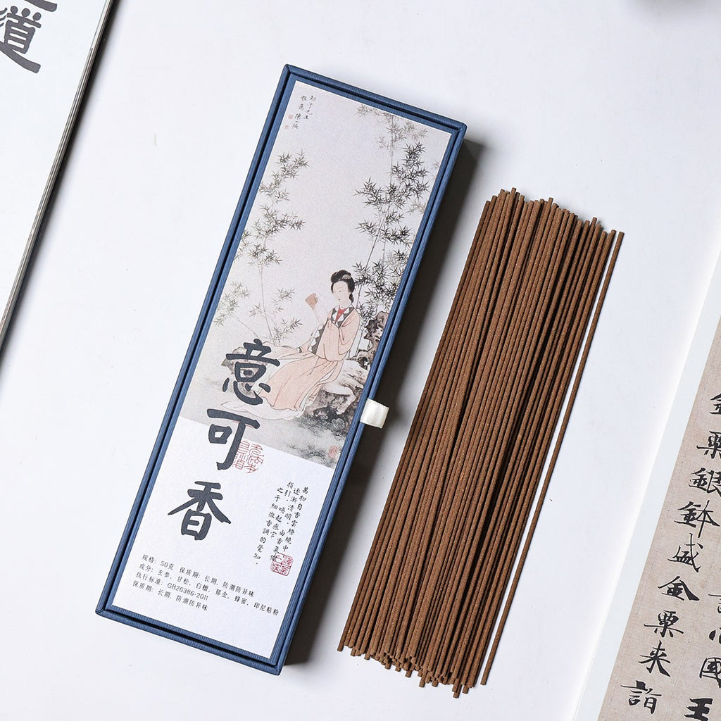 Yi Ke Blended Incense, Sandalwood, Spikenard & Honey Base, 50g