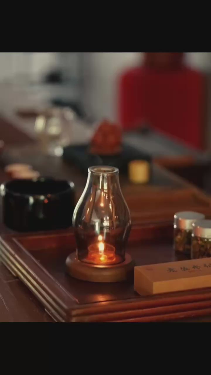 Kynam Agarwood Incense Lamp, Slow Fragrance, Butter Candle Method