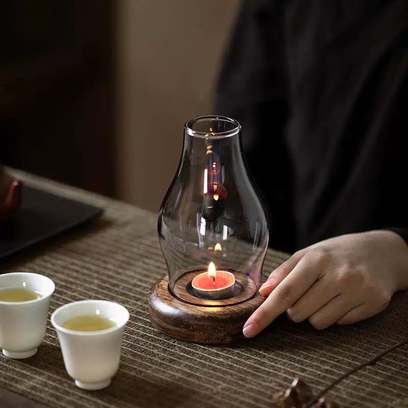 Kynam Agarwood Incense Lamp, Slow Fragrance, Butter Candle Method